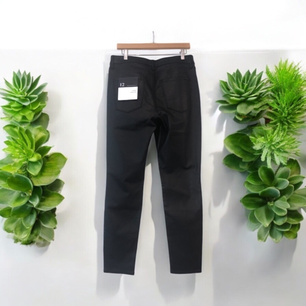WHBM High-Rise Coated Skinny Jeans - Picture 3 of 11